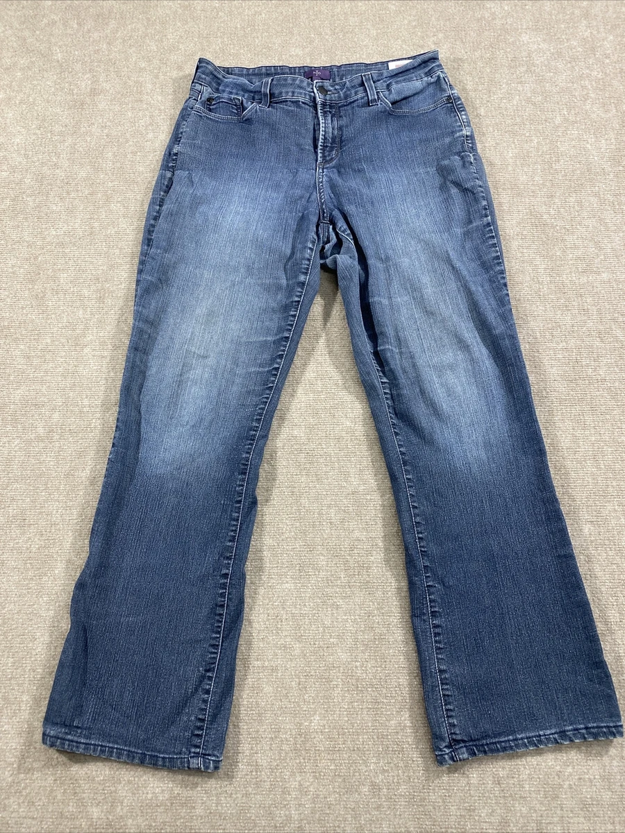 NYDJ Boot Cut Women s Blue Denim Jeans Not Your Daughter s Jeans Size 12 USA