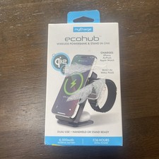 myCharge - EcoHub 4-in-1 6,000mAh Portable Charger/Stand for Apple Devices-Black