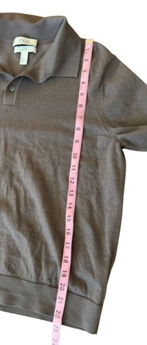 COS Slim Merino Wool Polo Shirt Size L - Picture 8 of 9
