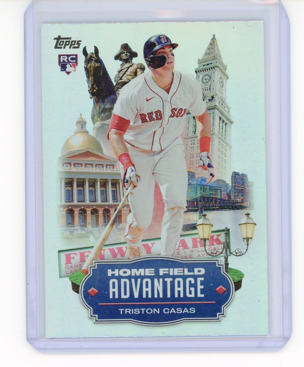 Triston Casas 2023 Topps Baseball Rookie Home Field Advantage Case Hit Red Sox