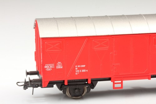 H0 Roco hübscher DB 120 3 366-0 gedeckter Güterwagen Schmutz/Kratz o.OVP - Picture 5 of 14