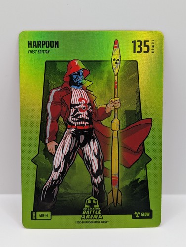Bo Jackson Battle Arena- HARPOON `Bryce Harper` Green Battlefoil Glow GBF-51