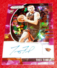2020 Panini Prizm Draft Picks Prospect Autographs RC Pink Ice Tres Tinkle #PA-TT