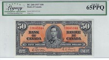 1937  BOC BC-26b Gor/Tow,  $50  SN# B/H 3645344  Legacy  GEM NEW  65 PPQ