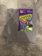 Bandai Monster Party Nintendo NES Game 1989 NTSC-U/C Action Cartridge Untested