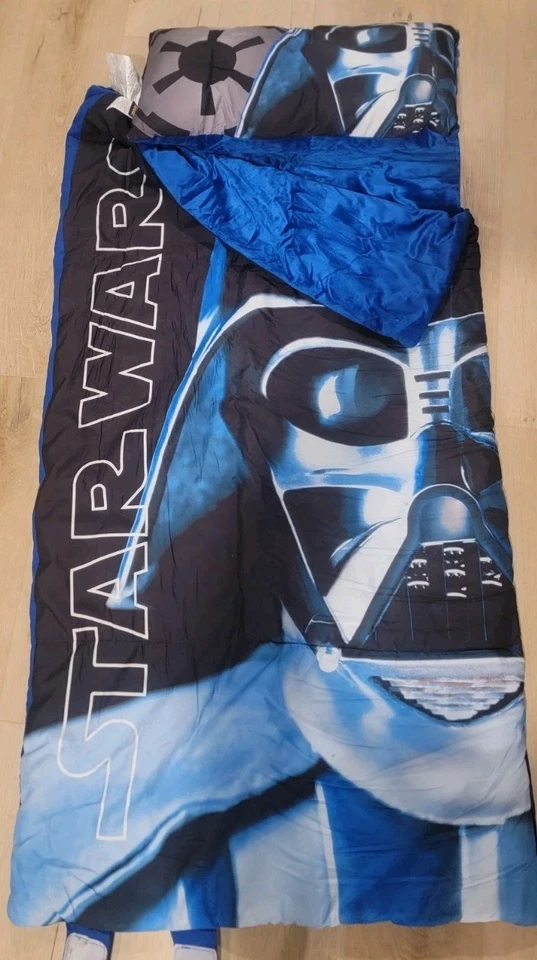 Star Wars Darth Vader Niños Fiesta de Pijamas Saco de Dormir y Almohada, Juego de Cubo de Almacenamiento Foto 2 de 4