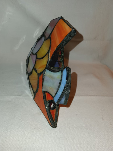 Tiffany Style Stained Glass Fish Decorative Lamp/ Or Art Piece Read Description - Picture 4 of 8