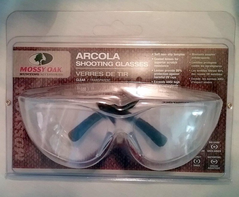 Mossy Oak Arcola Clear Shooting Hunting Glasses Safety Eye Protection NEW