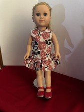 My Life Doll 18  Doll Wavy Blonde Hair Light Complexion Outfit Blue Eyes