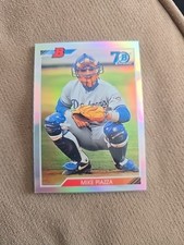 MIKE PIAZZA RARE RAINBOW SILVER REFRACTOR ROOKIE CARD INVESTMENT DODGERS METS RC
