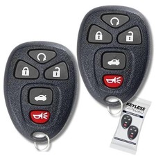 5-Button Keyless Entry Remote Key Fob Replacement for 2006-2013 Chevy 5-BTNx2