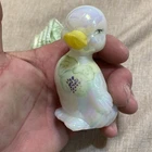 New ListingFenton Ditsy Easter Duck with her hat,  Issa Iridescent white. Read Rare…
