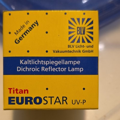 BLV Eurostar UV-P Titan Reflector Lamp GU5.3 12V 50W Spot 189853
