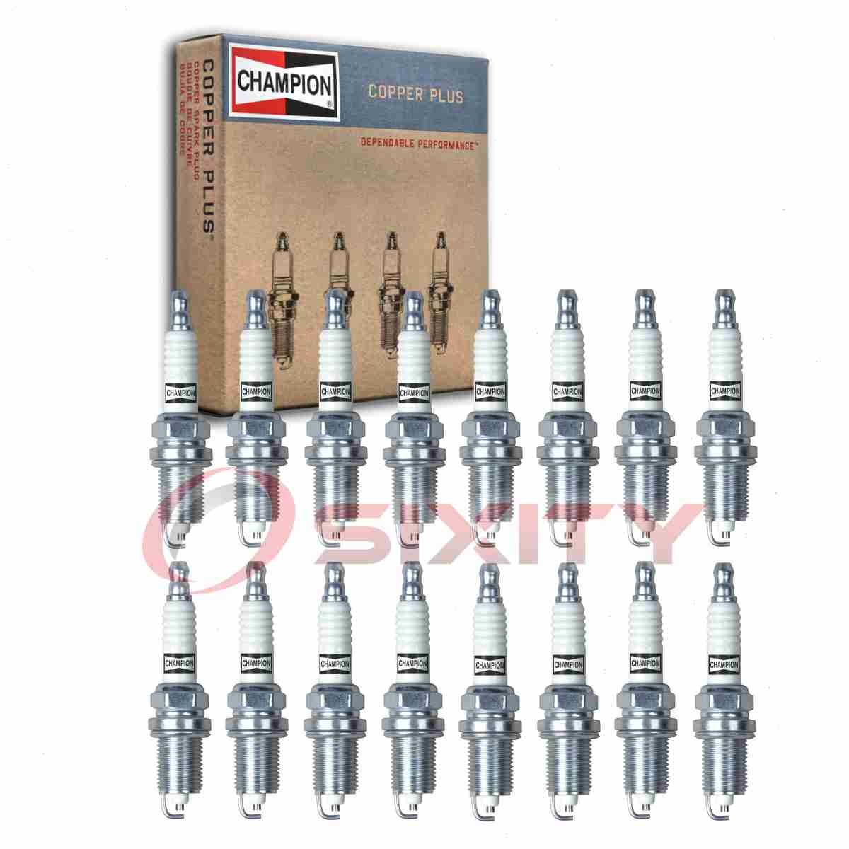 16 pc Champion Copper Plus Spark Plugs for 2001-2002 Mercedes-Benz S55 AMG wo