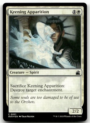 Keening Apparition #21 (Foil) (NM) Ravnica Remastered RVR Magic MTG