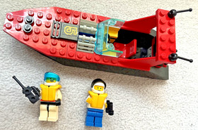 LEGO CITY 7898 No.7 + No.8 👉Forklift + Truck👈and LEGO 6679 👉Speed Boat 👈