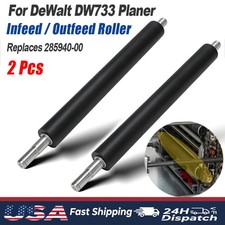 2x IF/OF Rollers For DeWalt DW733 Planer Thicknesser 285940-00 Planer Roller