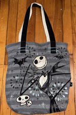JACK SKELLINGTON Nightmare Before Christmas Fabric Tote Shoulder Bag