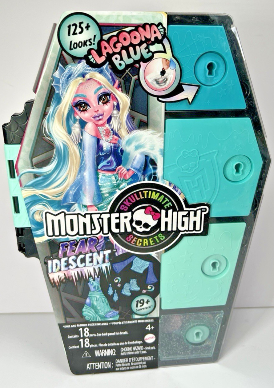 Monster High Skulltimate Secrets Fear Idescent Laguna Blue D