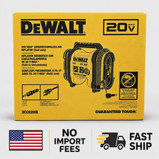 Dewalt Dcc020ib 20v Max Lithium-ion Cordedcordless Air Inflator Tool Only New