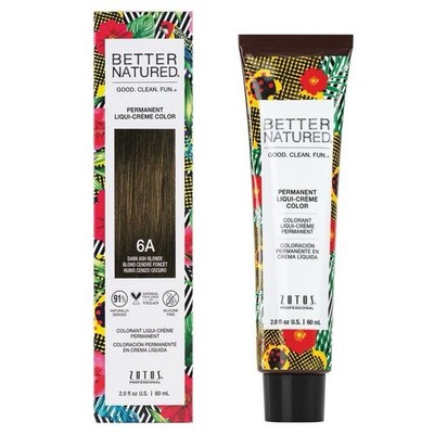 BETTER NATURED 6A Dark Ash Blonde Permanent Liqui-Crème Hair Color 2oz New