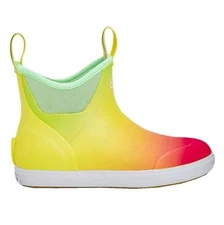 Xtratuf Women's Ankle Deck Boot, Yellow Aurora, New With Box