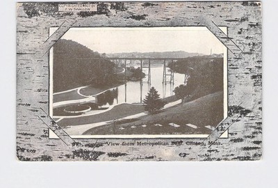 PPC Postcard MA Massachusetts Clinton View From Metropolitan Dam F.W. Swallow