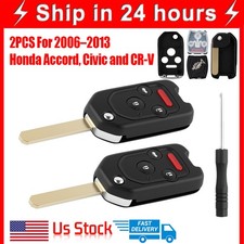 4b Flip Key Case Upgrade For Honda Accord Civic Crv 2006-2013 Remote Fob Shell 4b Flip Key Case Upgrade For Honda Accord Civic Crv 2006-2013 Remote Fob Shell