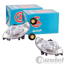 2X ALKAR HALOGEN SCHEINWERFER LINKS+RECHTS passend f&uuml;r CITRO&Euml;N JUMPER FIAT DUCAT