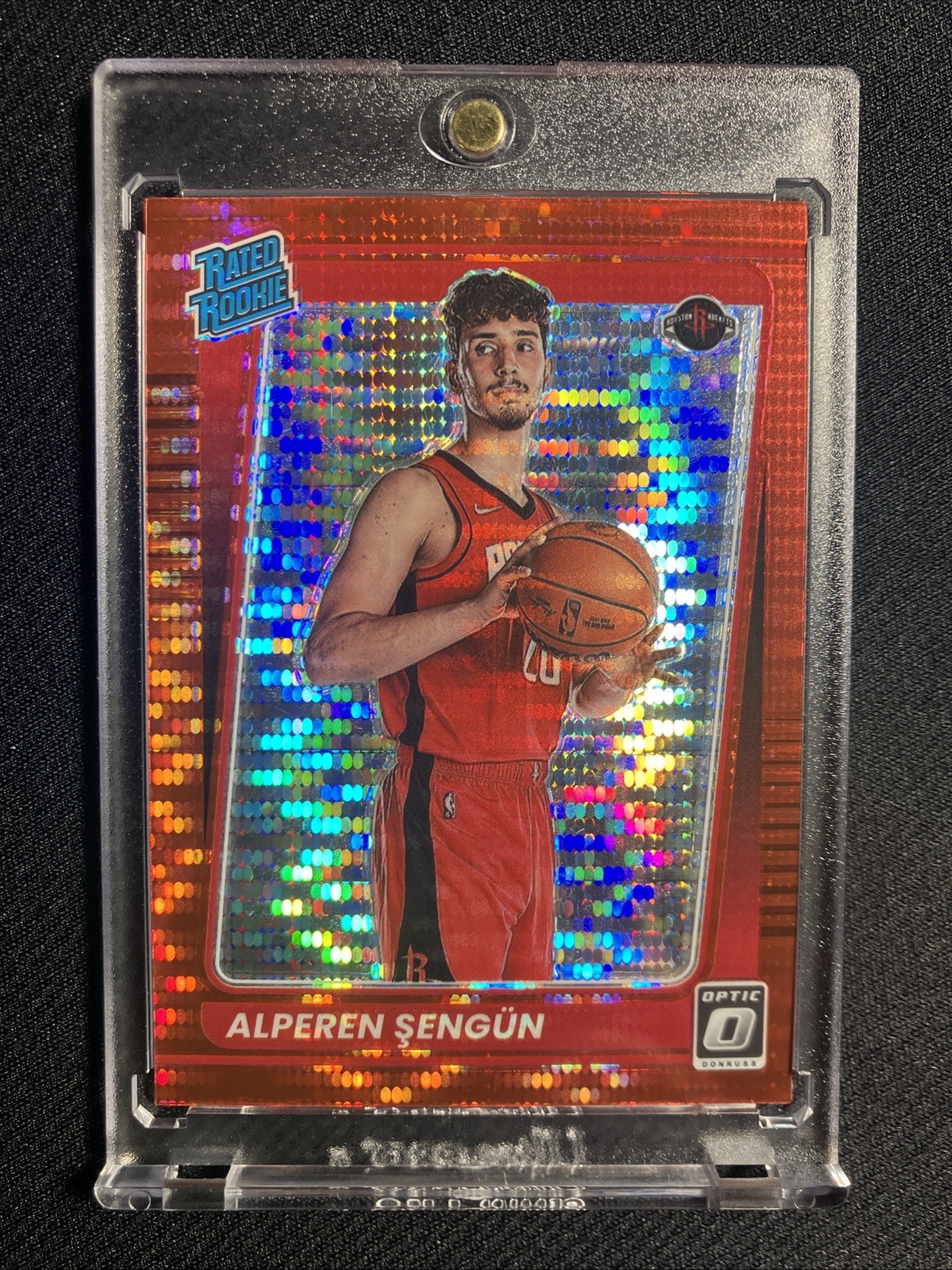 2021-22  Donruss Optic - Rated Rookie Alperen Sengun #169 Red Pulsar Prizm (RC)