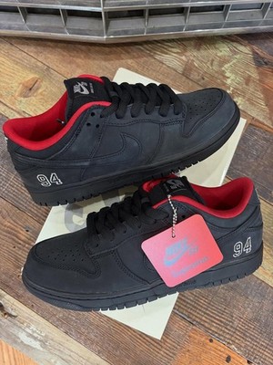 Size 9.5 - Supreme x Nike Dunk SB Low Black for sale online | eBay