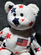 Ty Beanie Baby – "Glory the Bear" 1998 TY INC. Beanie Babies Collectable 