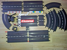 ZD65# Carrera 124 Digital Weiche Start Finish Schienen Leitplanke Trafo