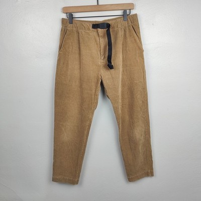 Ciaopanic Typy Corduroy Pants Mens Medium Tan Buckle Waist Utility Japanese