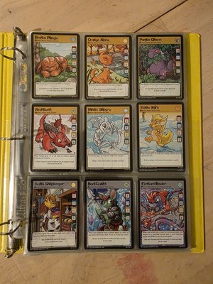 Neopets TCG Hannah and The Ice Caves All Non-foil Full Set NM Cards 28-150