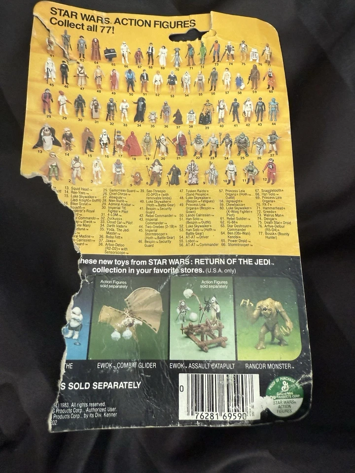 Figura de acción Kenner 1983 Chief Chirpa Ewok Foto 2 de 2