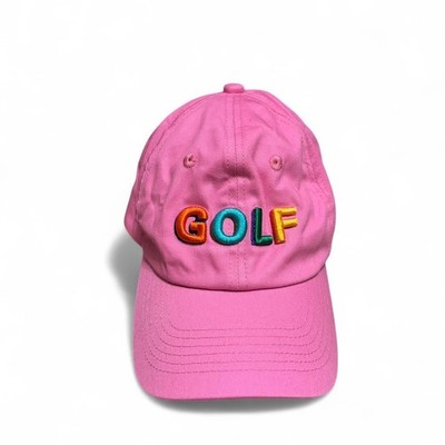 Tyler The Creator Golf Wang Hat Cap Snap Back Adjustable Pink OFWG Logo Adult