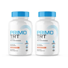 (2 Pack) Primo TRT Pills for Men, PrimoTRT ME Male Health Support (120 Capsules)