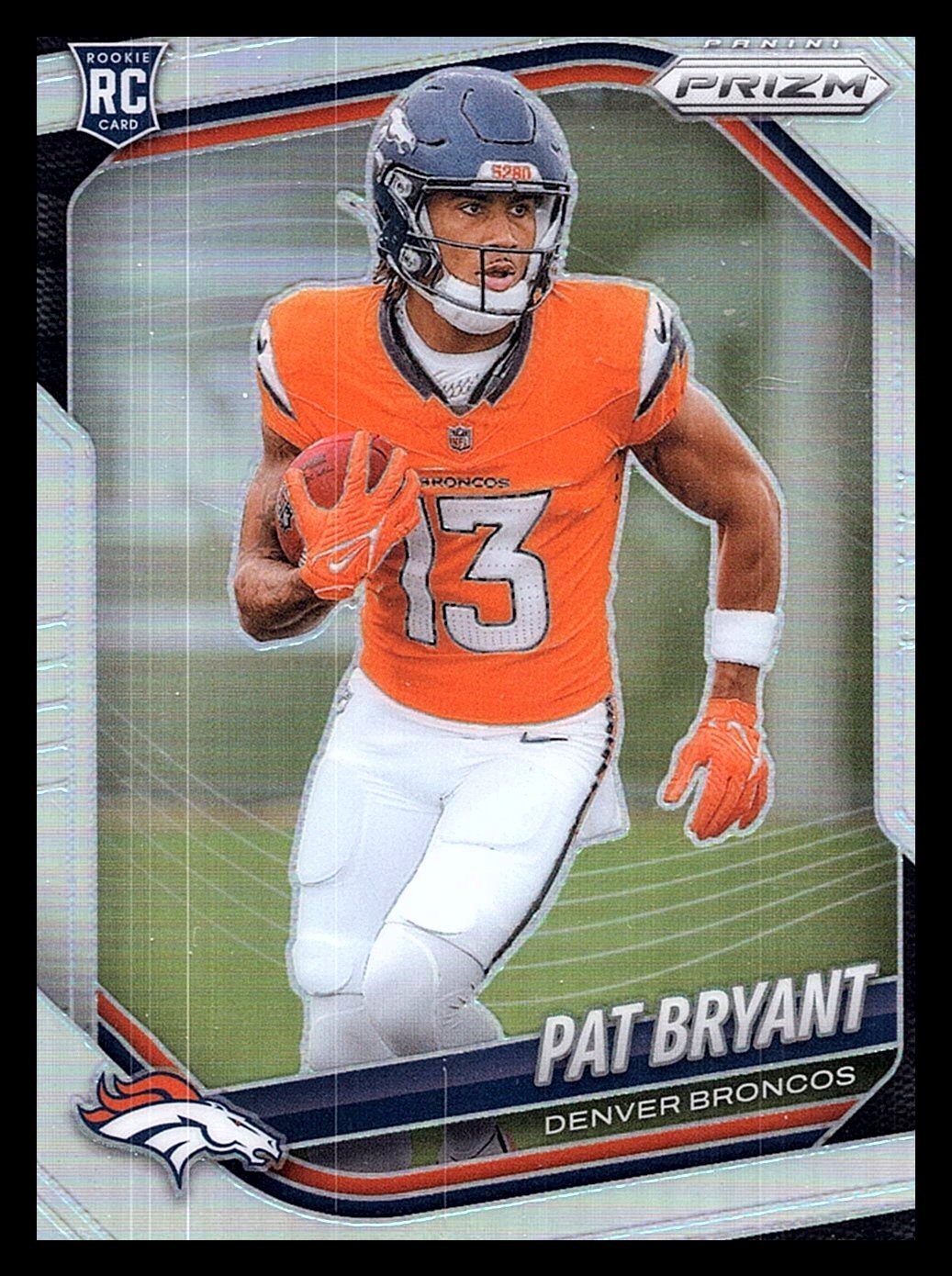 2025 Panini Prizm #366 Pat Bryant Silver Denver Broncos
