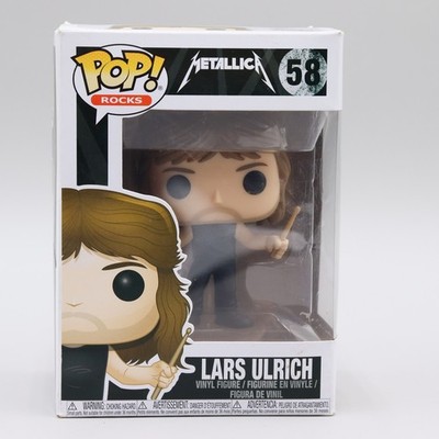 Funko Pop Rocks Metallica Lars Ulrich 58 Vinyl Figure Music Heavy Metal 2017