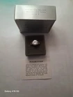 COLLECTIBLE VINTAGE AVON STERLING SILVER ROUND CZ RING SIZE 8