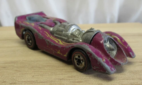 VINTAGE REDLINE HOT WHEELS JET THREAT II PLUM 1975 HK #8235