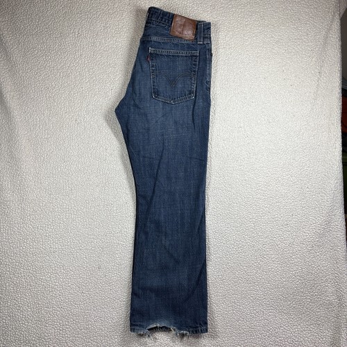 Levi's 527 Men’s Jeans W36 L30 Medium Wash Low Bootcut Slim Fit Denim Y2K Style - Picture 11 of 16