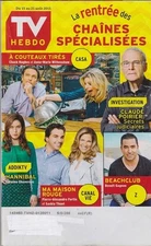 TV Hebdo magazine august 2015 CAROLINE DHAVERNAS Hannibal Mads Mikkelsen