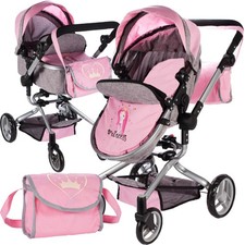 Passeggino per bambole MalPlay Little Princess | Passeggino bambole pieghevol