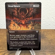 Dread Return (Borderless) Commander Masters Regular