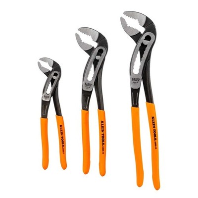 Klein Tools D5053KIT Classic Klaw Pump Pliers Set 3-Piece 7 10 12 Inch