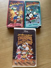 Vintage/ Retro 90’s Disney DuckTales Movie VHS Lot Of 3