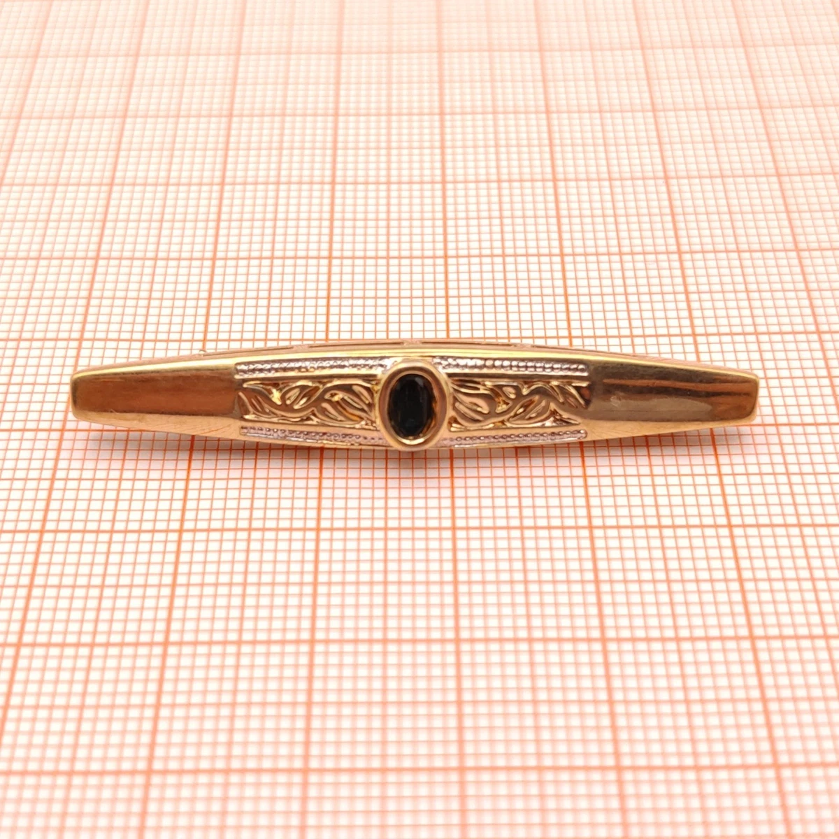 ⭐ Pierre Lang Brosche Anstecknadel Stecker Pin Anhänger Perle Stein Gold 053 ⭐