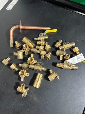 UPONOR WIRSBO APOLLO 1/2''-3/4''-1'' EXPANSION assorted fittings valves QTY (27)